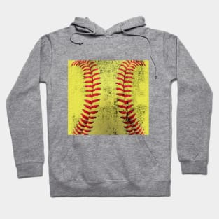 Dirty softball texture sport Hoodie